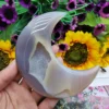 Natural Agate Geodes Moon